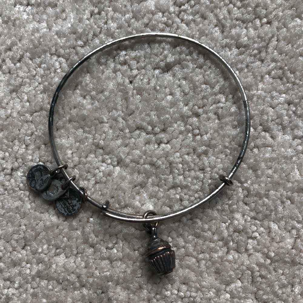 Alex and Ani Cupcake Charm Bracelet